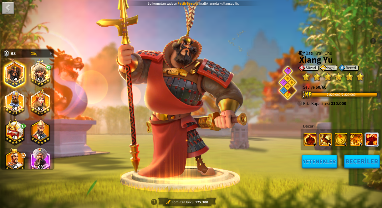 Rise of Kingdoms Medeniyet Seçimi ve Komutan Geliştirme